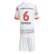 Bayern Munich Joshua Kimmich #6 Bortaställ Barn 2025-26 Korta ärmar (+ Korta byxor)